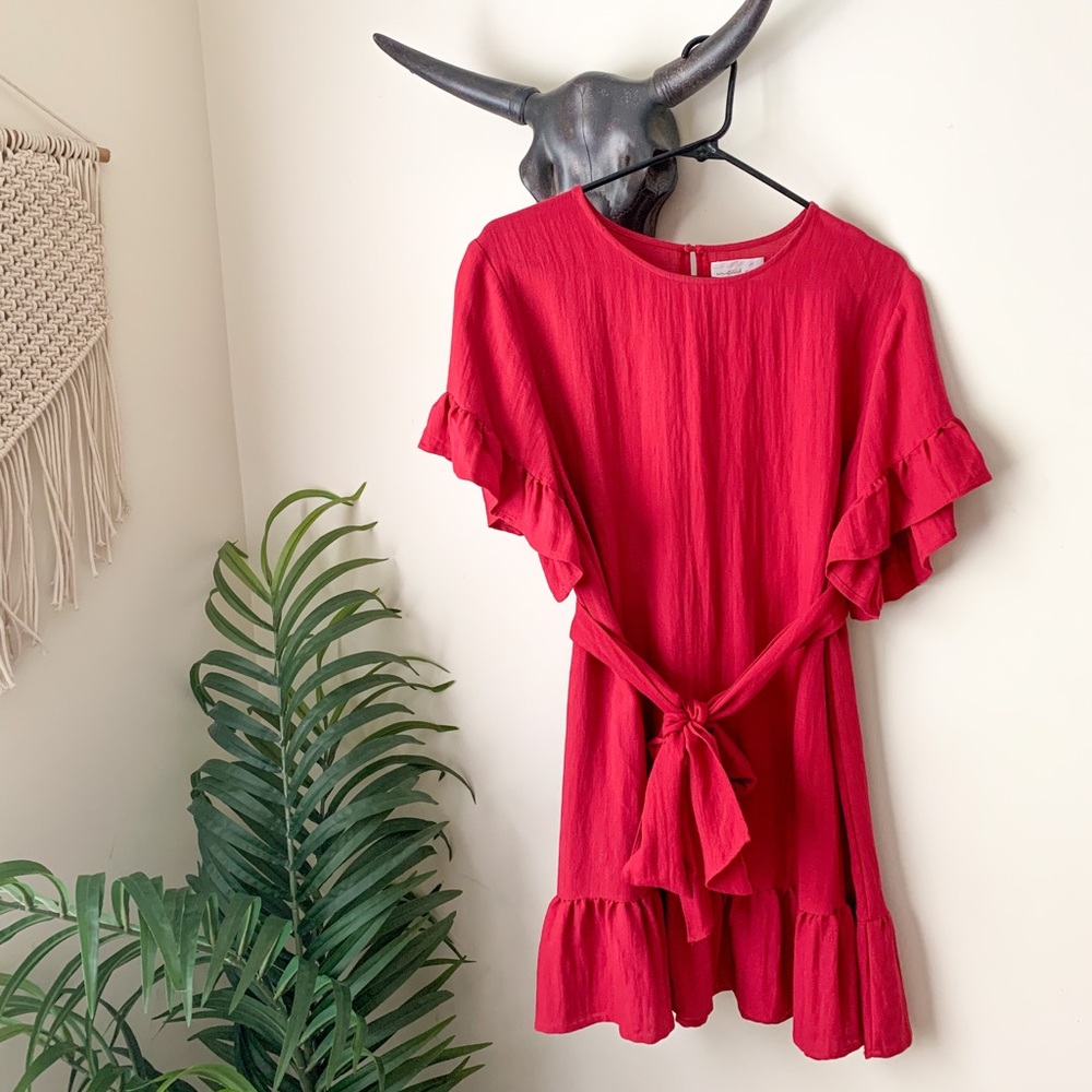 Mustard Seed // Barbie Pink Ruffle Dress 💃